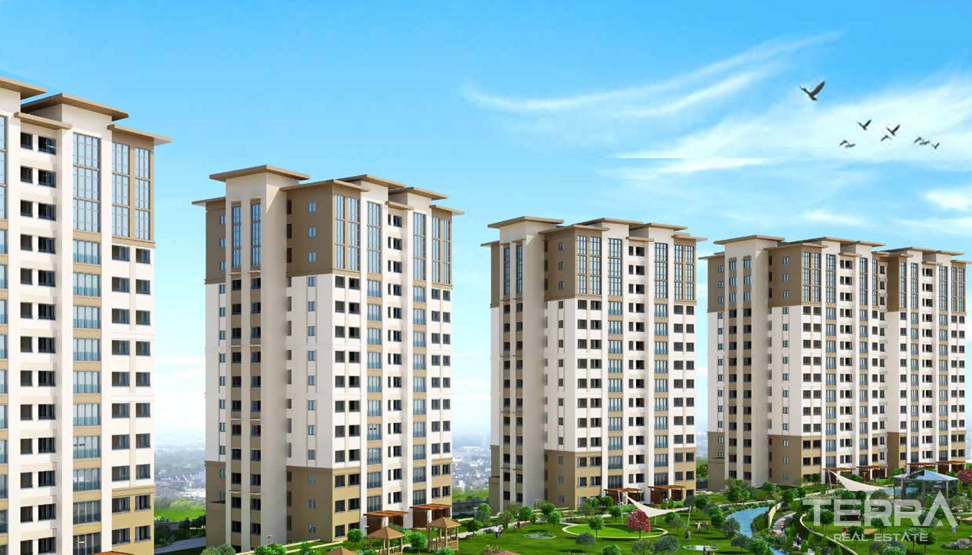 Family Oriented New Apartments in Istanbul Basaksehir - 17761