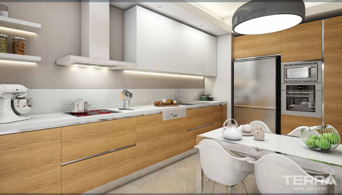 Family Oriented New Apartments in Istanbul Basaksehir - 17786