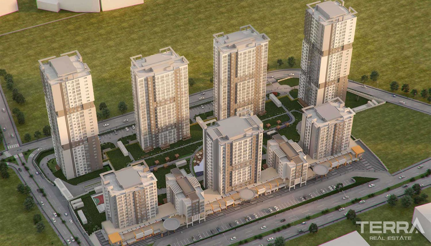 High-quality Apartments in Istanbul Near TEM Highway - 17863