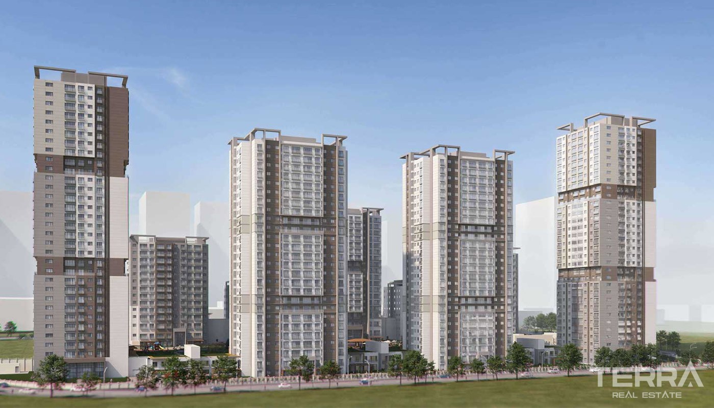 High-quality Apartments in Istanbul Near TEM Highway - 17864