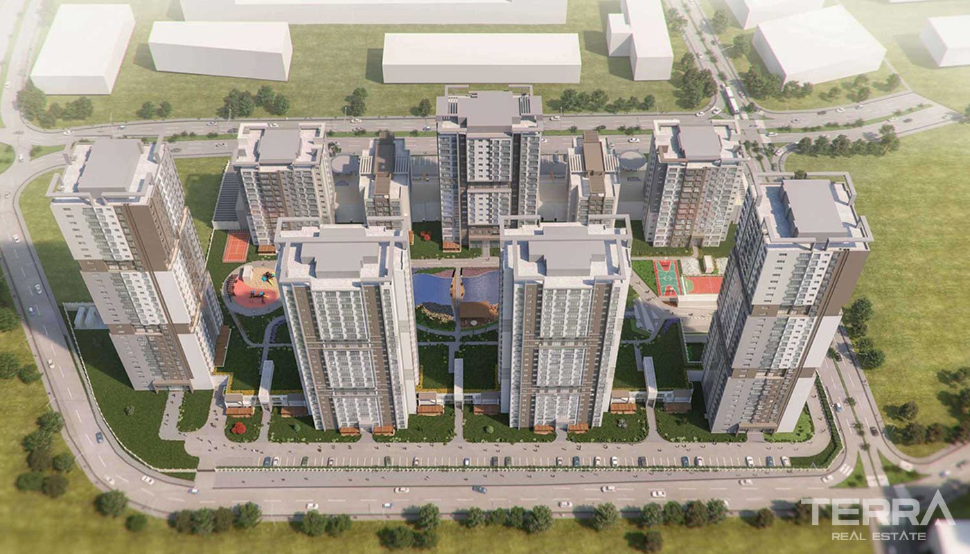 High-quality Apartments in Istanbul Near TEM Highway - 17865