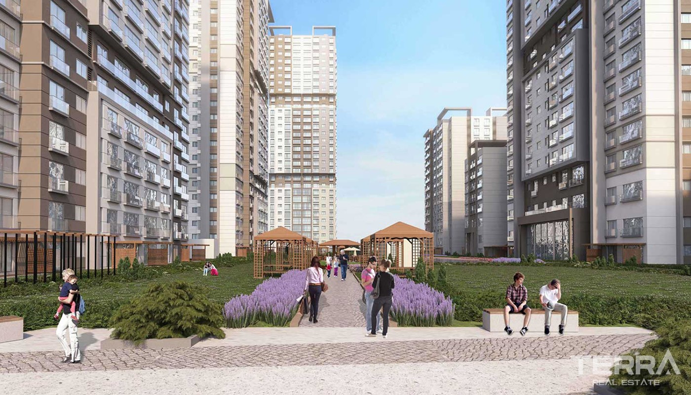 High-quality Apartments in Istanbul Near TEM Highway - 17874