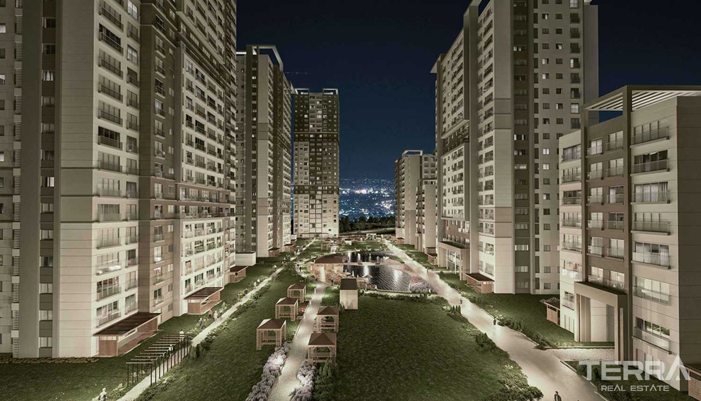High-quality Apartments in Istanbul Near TEM Highway - 17876