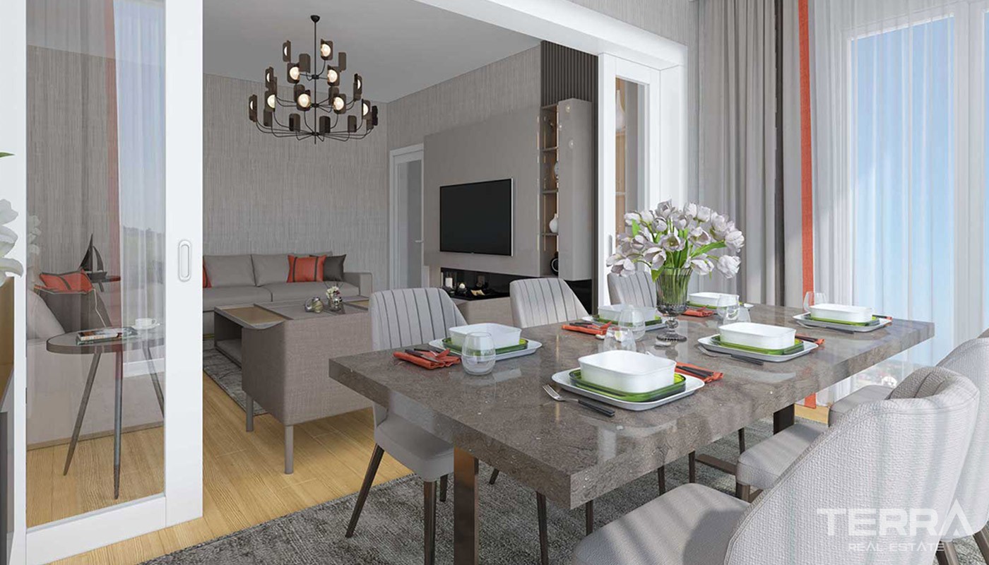 High-quality Apartments in Istanbul Near TEM Highway - 17902