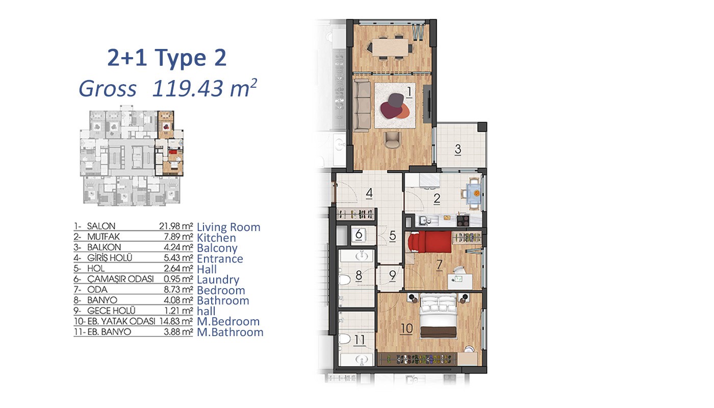 Quality Apartments in Istanbul, Başakşehir - 17913