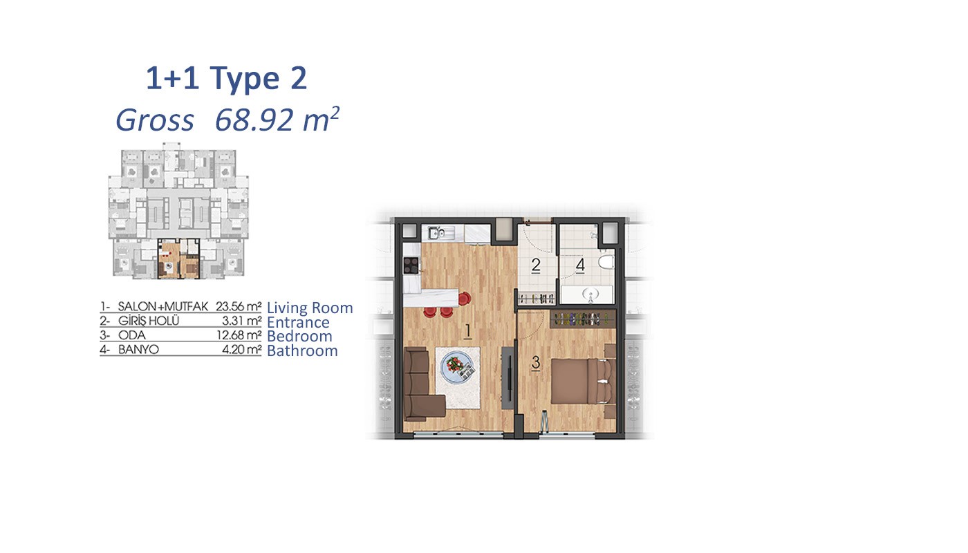 Quality Apartments in Istanbul, Başakşehir - 17915