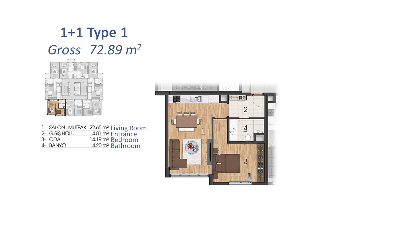 Quality Apartments in Istanbul, Başakşehir - 17916