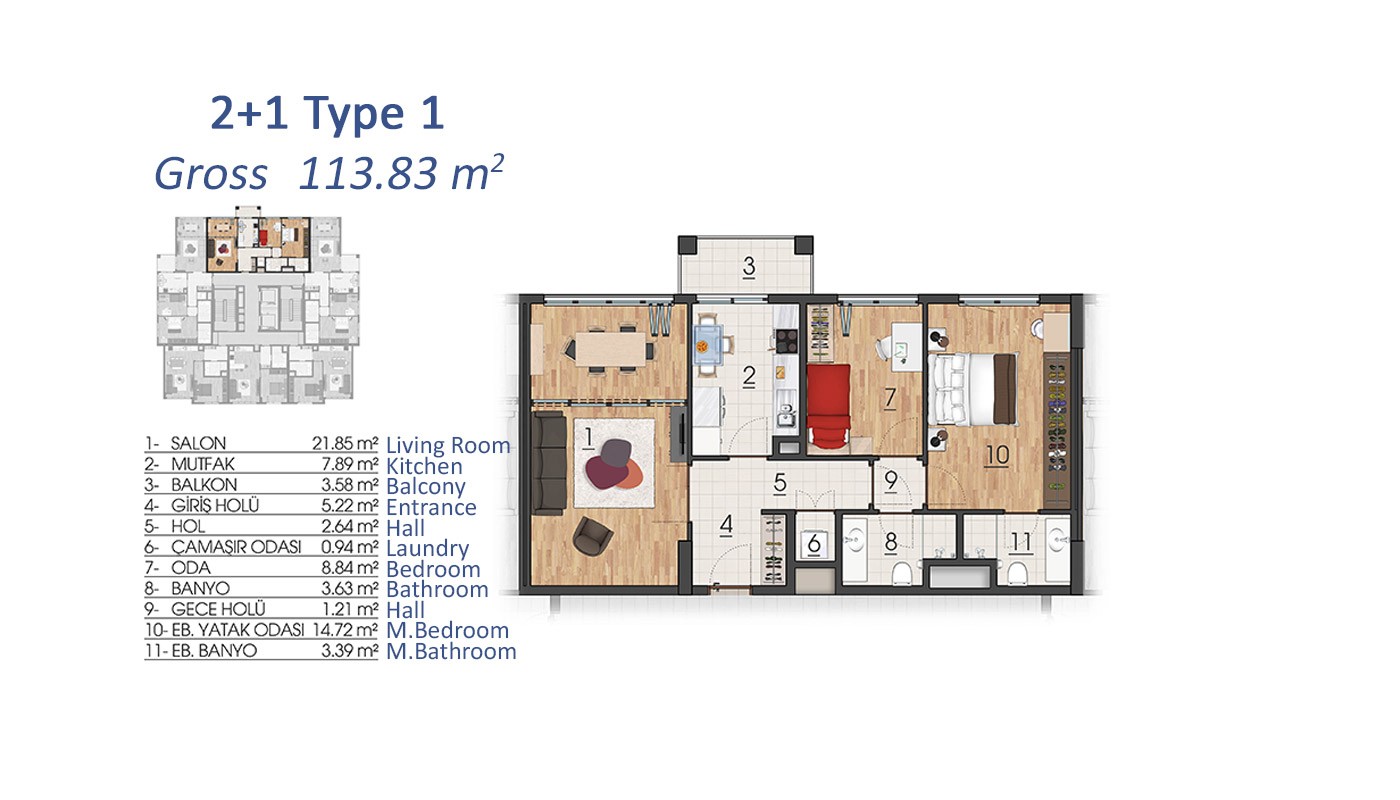 Quality Apartments in Istanbul, Başakşehir - 17918