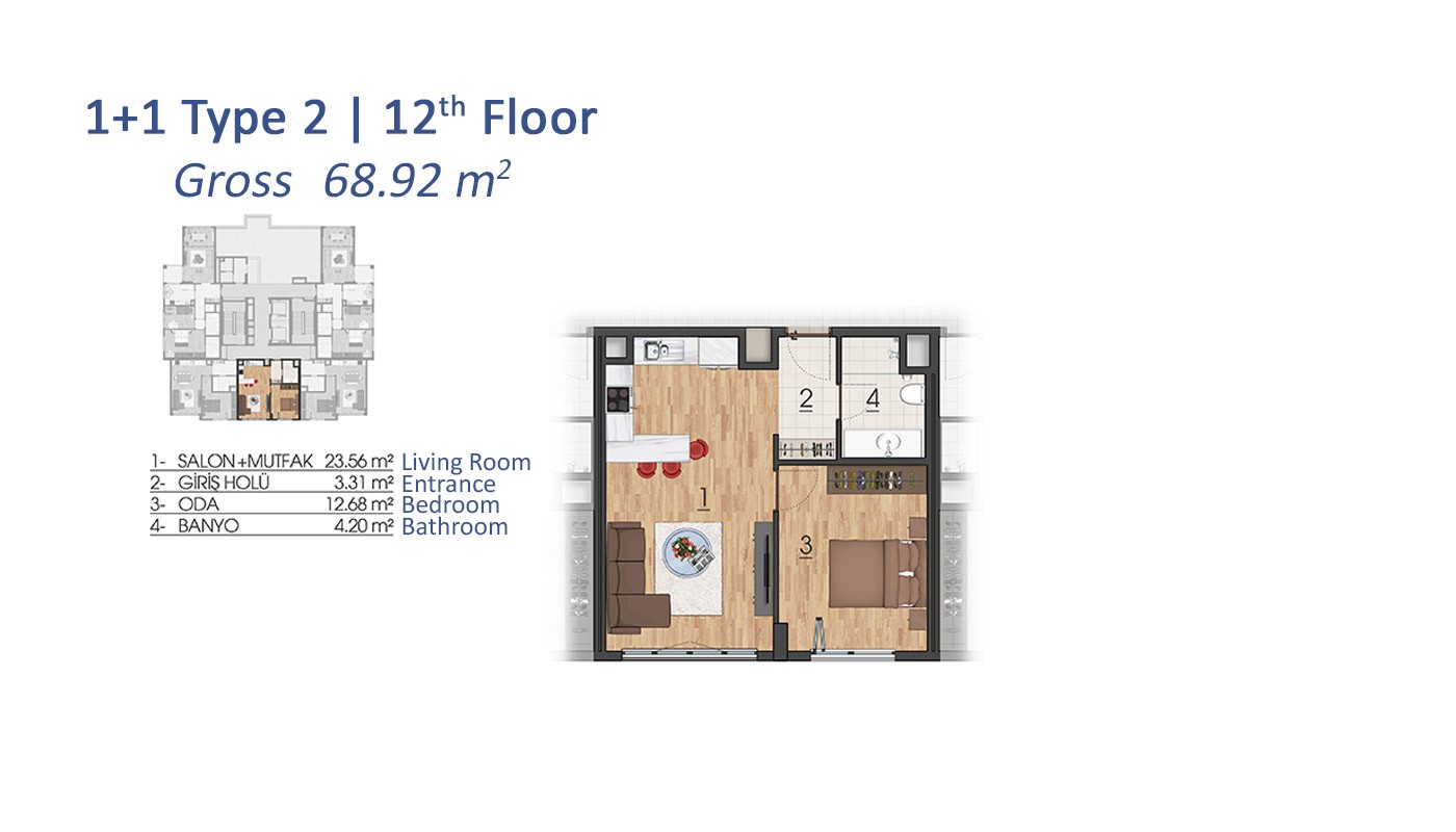 Quality Apartments in Istanbul, Başakşehir - 17921