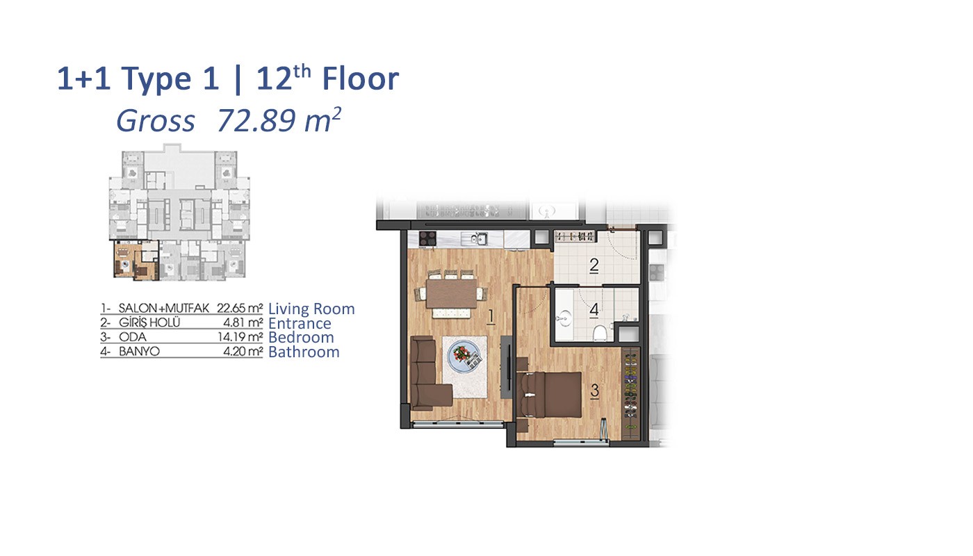 Quality Apartments in Istanbul, Başakşehir - 17922