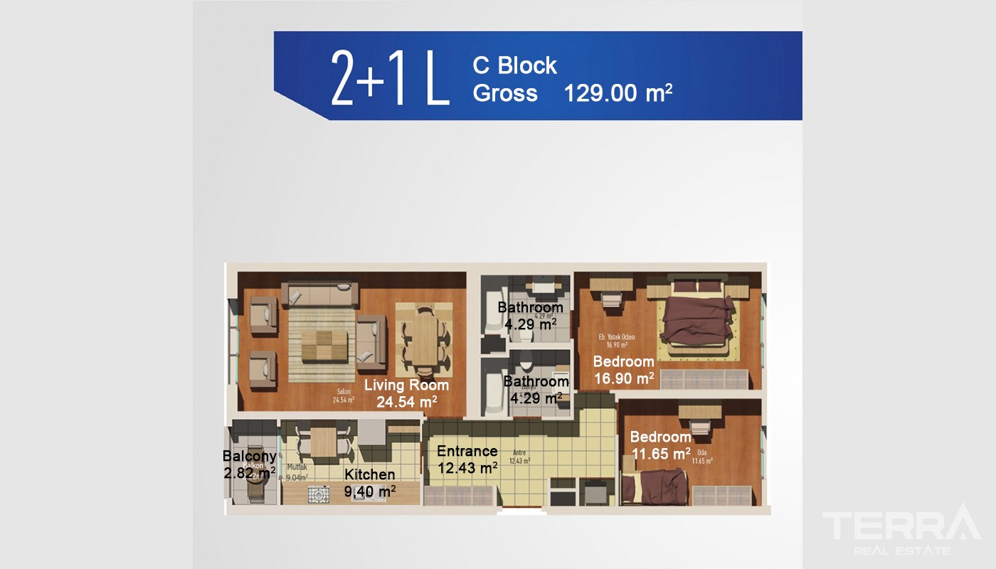 Affordable Apartments with Spectacular Sea View in Istanbul Avcilar - 17934