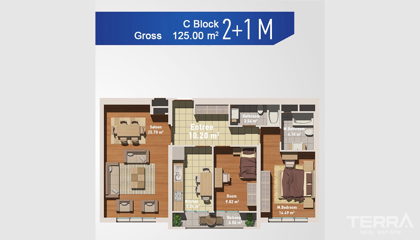 Affordable Apartments with Spectacular Sea View in Istanbul Avcilar - 17938