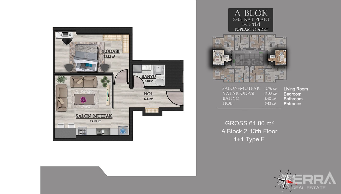 Centrally Located New Apartments in Istanbul Esenyurt - 17998