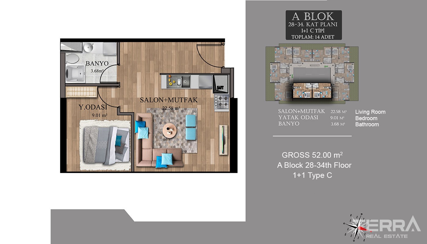 Centrally Located New Apartments in Istanbul Esenyurt - 18001