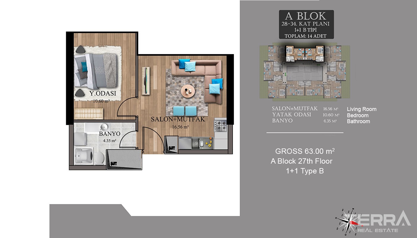 Centrally Located New Apartments in Istanbul Esenyurt - 18003