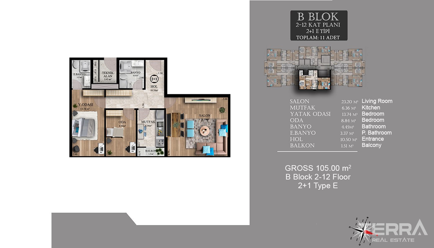 Centrally Located New Apartments in Istanbul Esenyurt - 18011