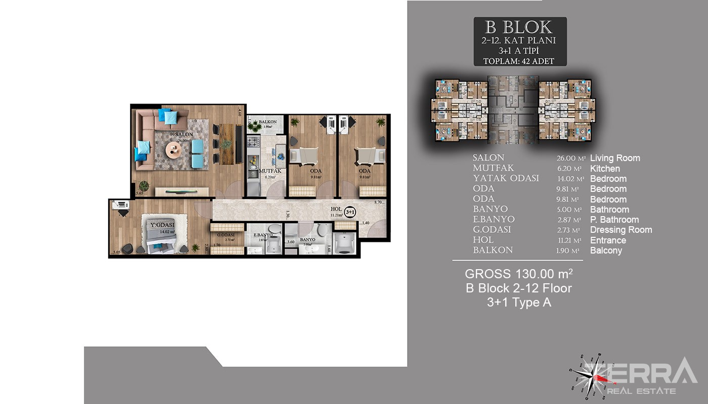 Centrally Located New Apartments in Istanbul Esenyurt - 18012