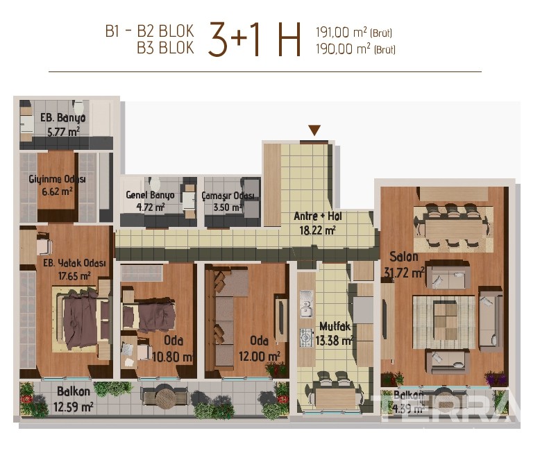 Ready to Move Apartments Offer Privileged Lifestyle in Istanbul - 18119