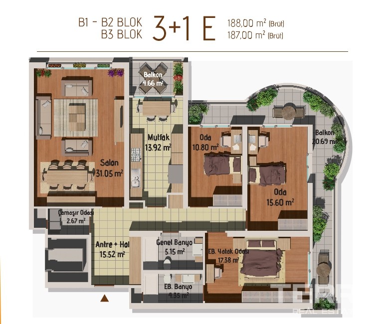 Ready to Move Apartments Offer Privileged Lifestyle in Istanbul - 18121