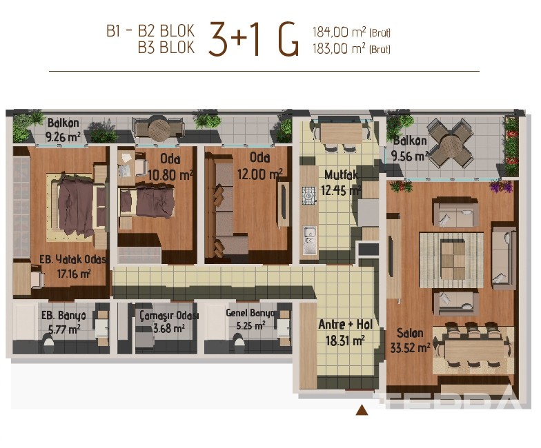 Ready to Move Apartments Offer Privileged Lifestyle in Istanbul - 18122