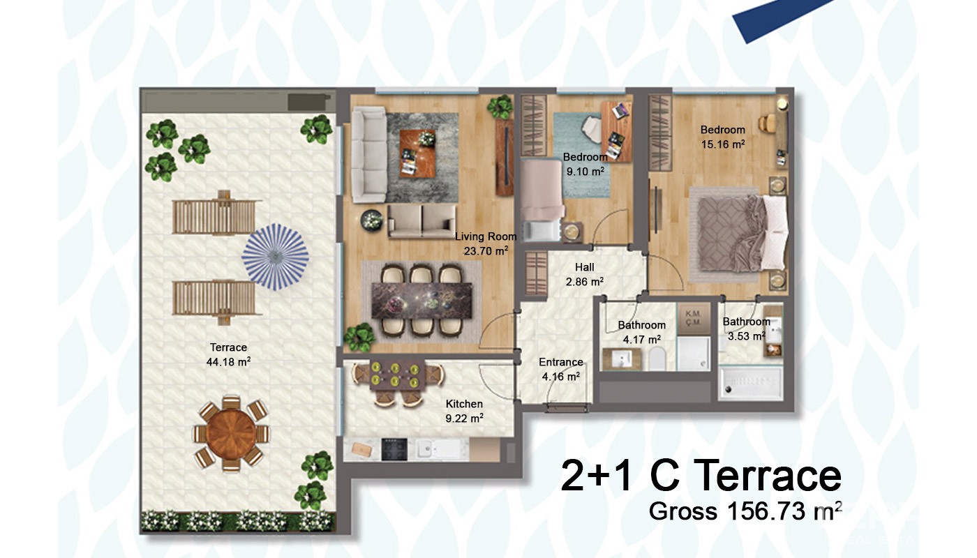 Modern Apartments Intertwined with Greenery in Istanbul - 18133