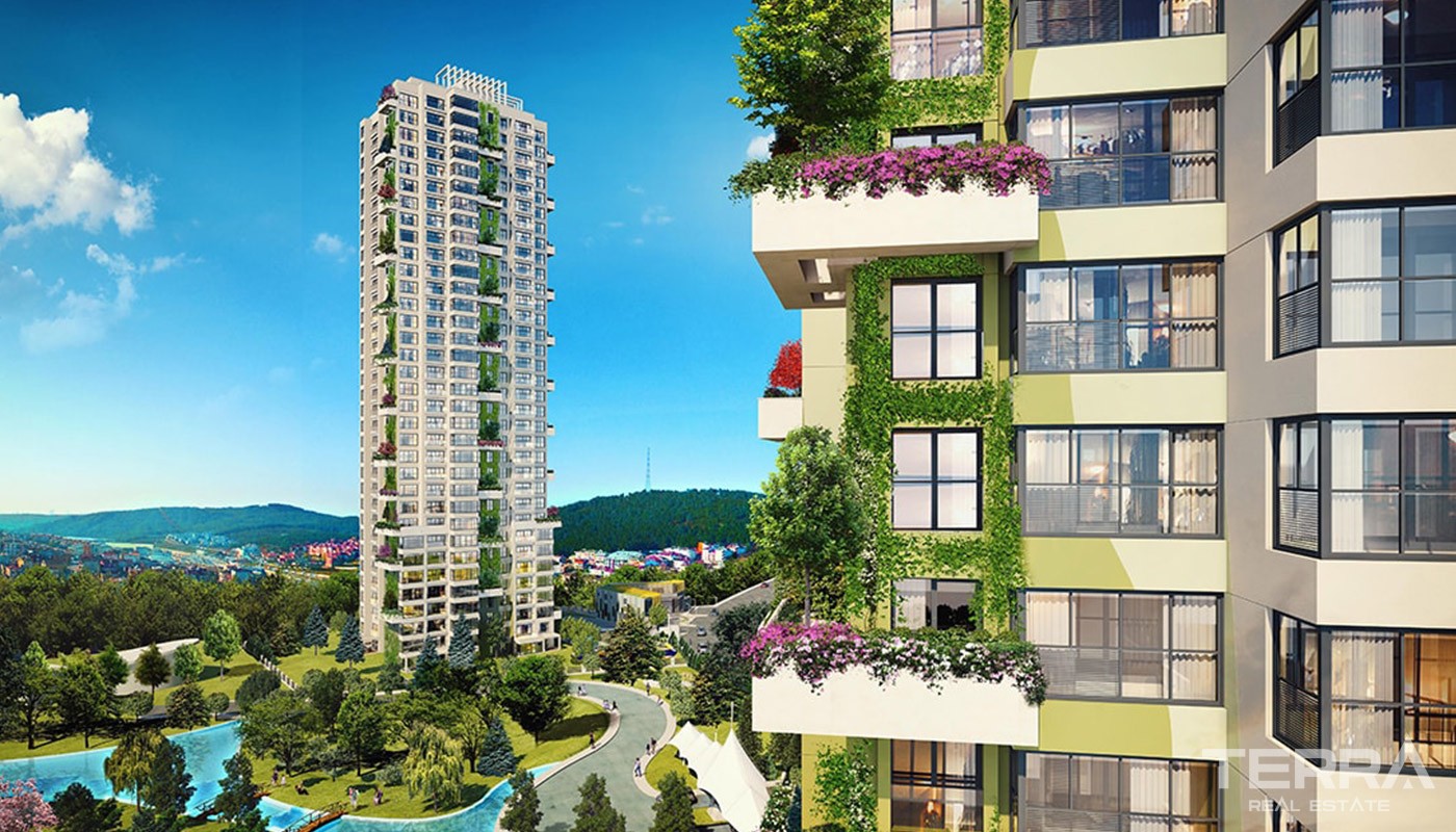 Modern Istanbul Apartments Intertwined with Nature