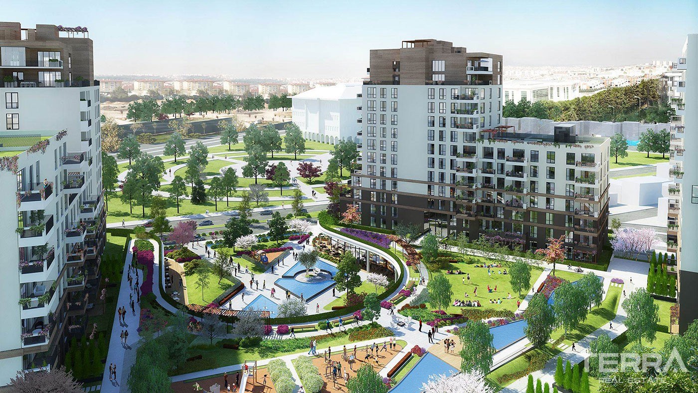 Luxury Apartments in High-end Complex in Istanbul - 38624