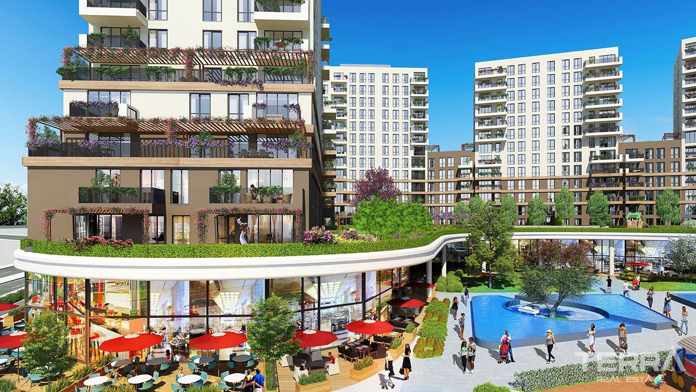 Luxury Apartments in High-end Complex in Istanbul - 38627