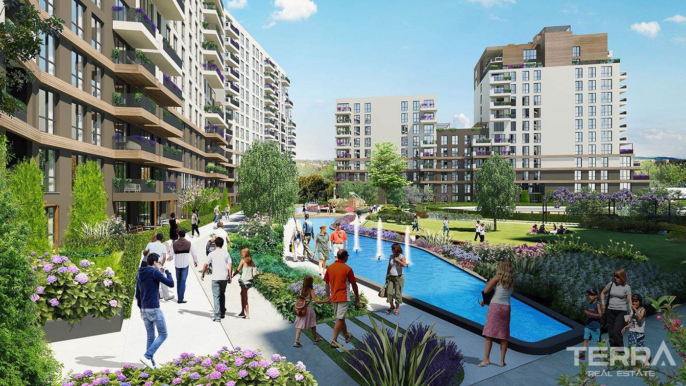 Luxury Apartments in High-end Complex in Istanbul - 38630