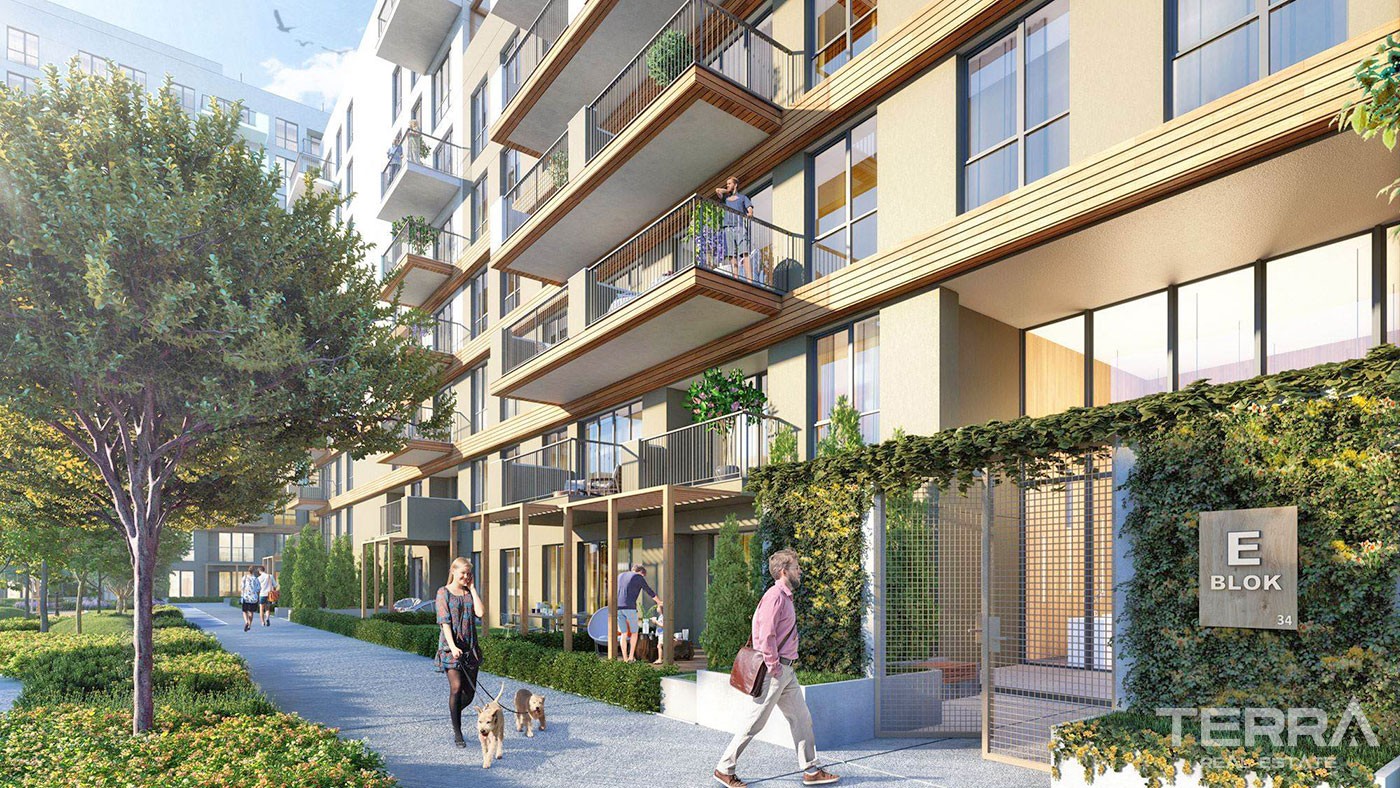 Luxury Apartments in High-end Complex in Istanbul - 38635