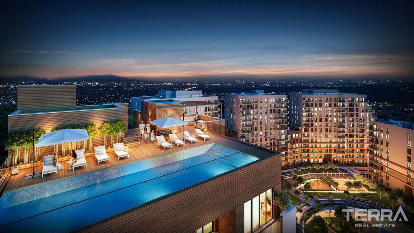 Luxury Apartments in High-end Complex in Istanbul - 38640