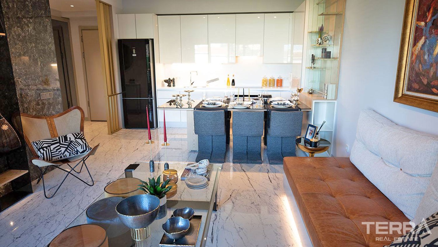 Luxury Apartments in High-end Complex in Istanbul - 38643