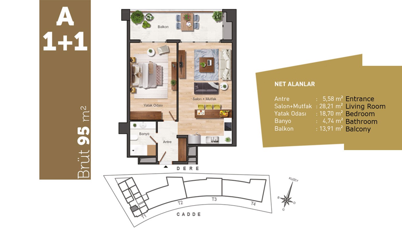 Investment Apartments with High Living Standards in Istanbul - 18314