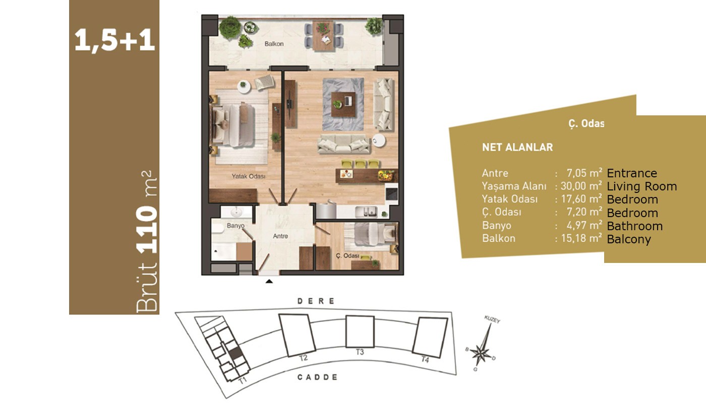 Investment Apartments with High Living Standards in Istanbul - 18317