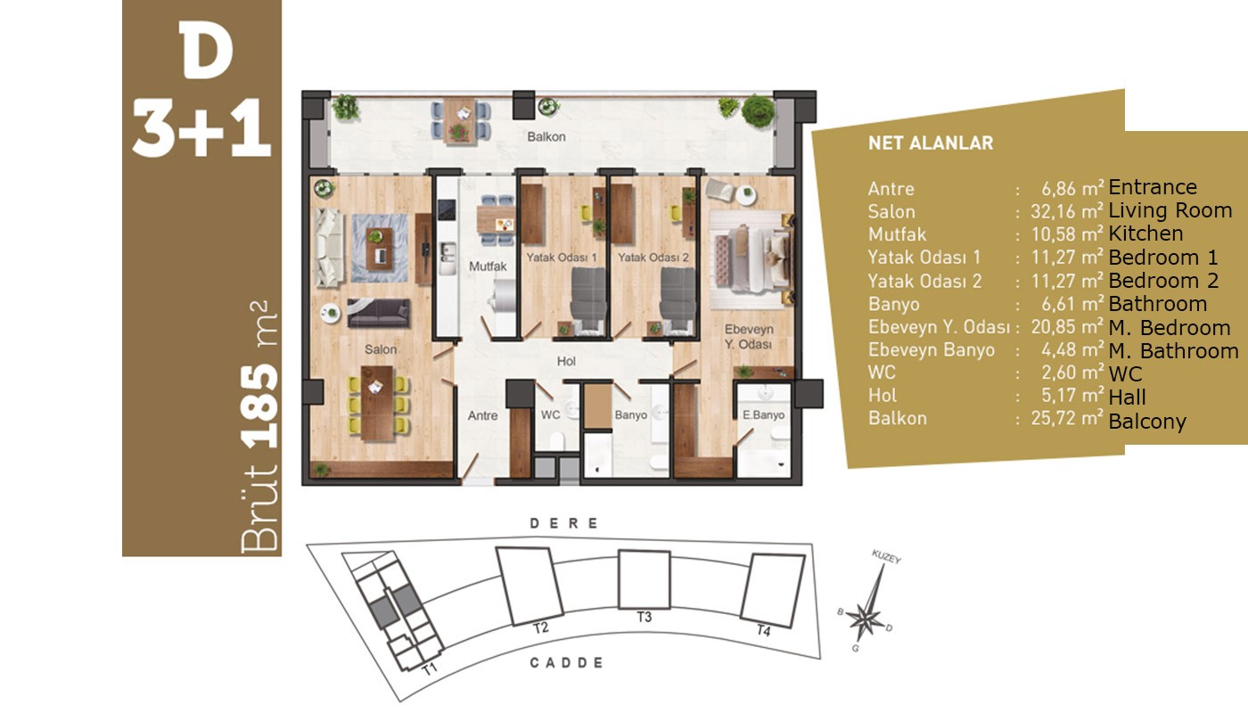 Investment Apartments with High Living Standards in Istanbul - 18319