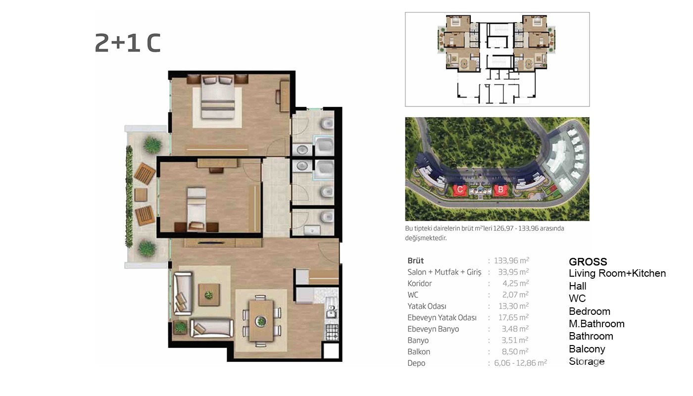 Prestigious Apartments in Istanbul Bahcesehir - 18339