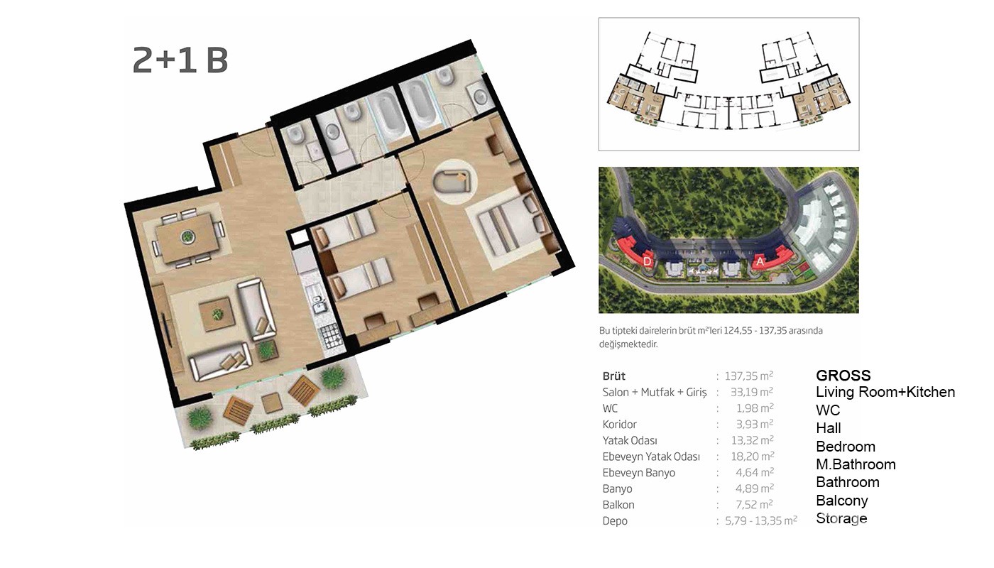 Prestigious Apartments in Istanbul Bahcesehir - 18341