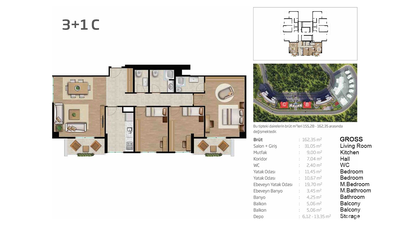 Prestigious Apartments in Istanbul Bahcesehir - 18343