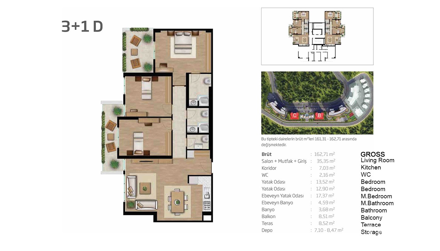 Prestigious Apartments in Istanbul Bahcesehir - 18344