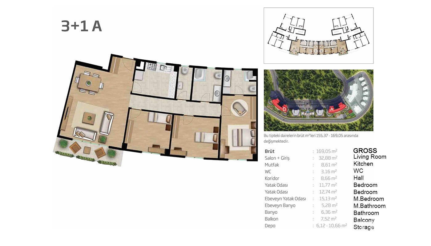Prestigious Apartments in Istanbul Bahcesehir - 18345