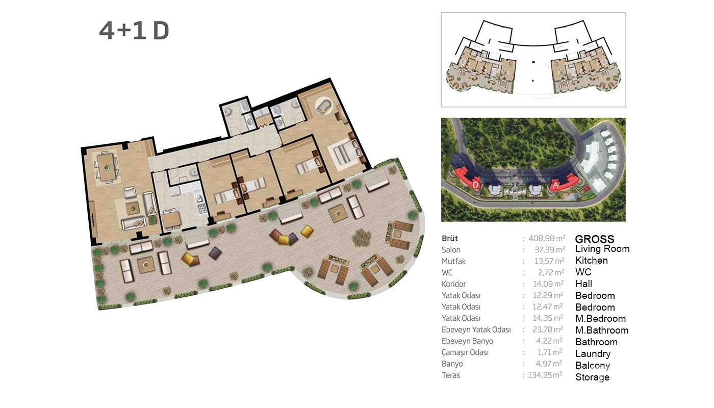 Prestigious Apartments in Istanbul Bahcesehir - 18347