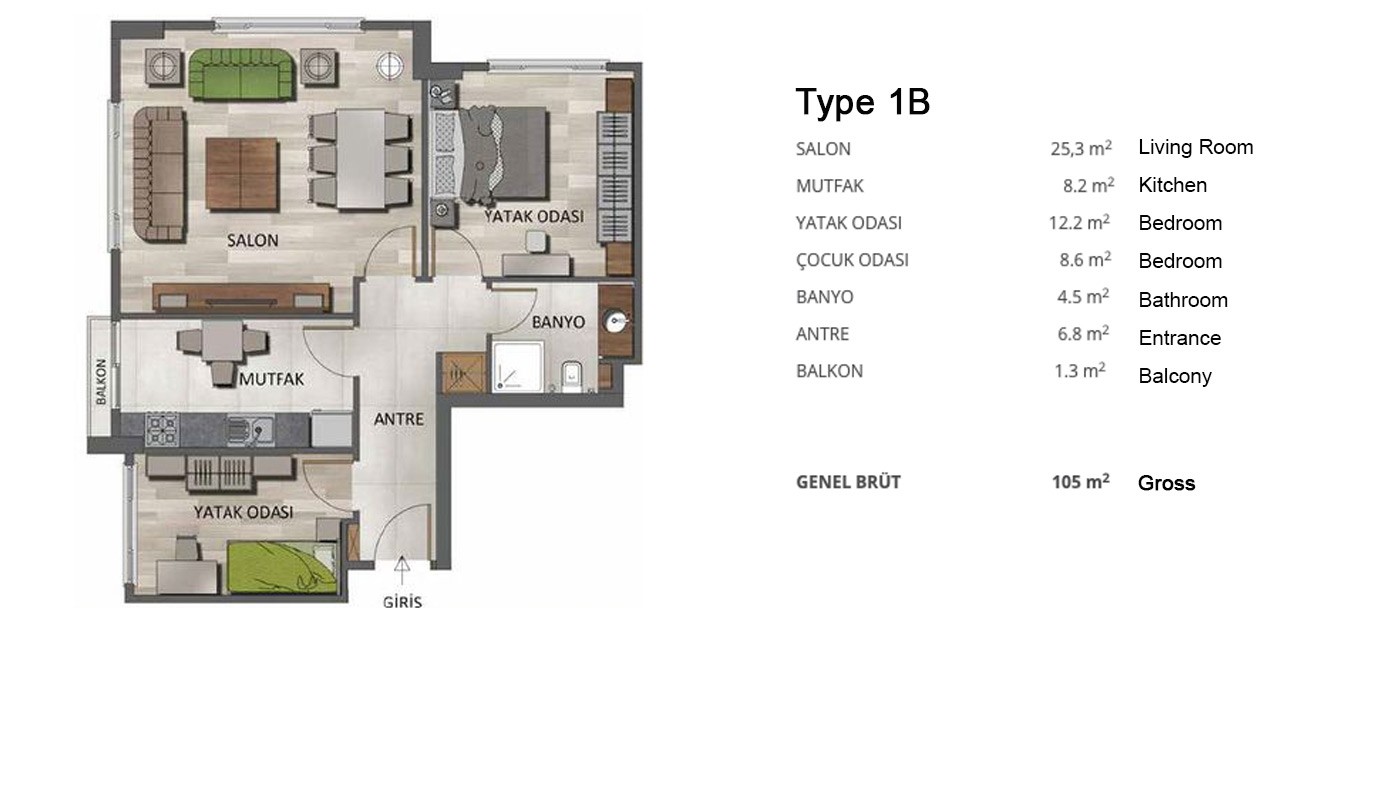 Investment Apartments in Istanbul Türkei - 18360