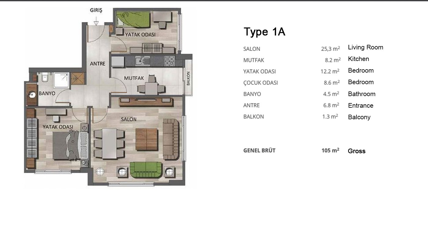 Investment Apartments in Istanbul Türkei - 18359
