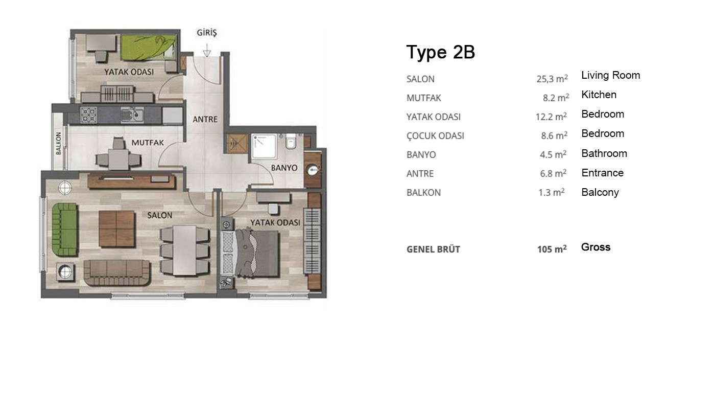Investment Apartments in Istanbul Türkei - 18363