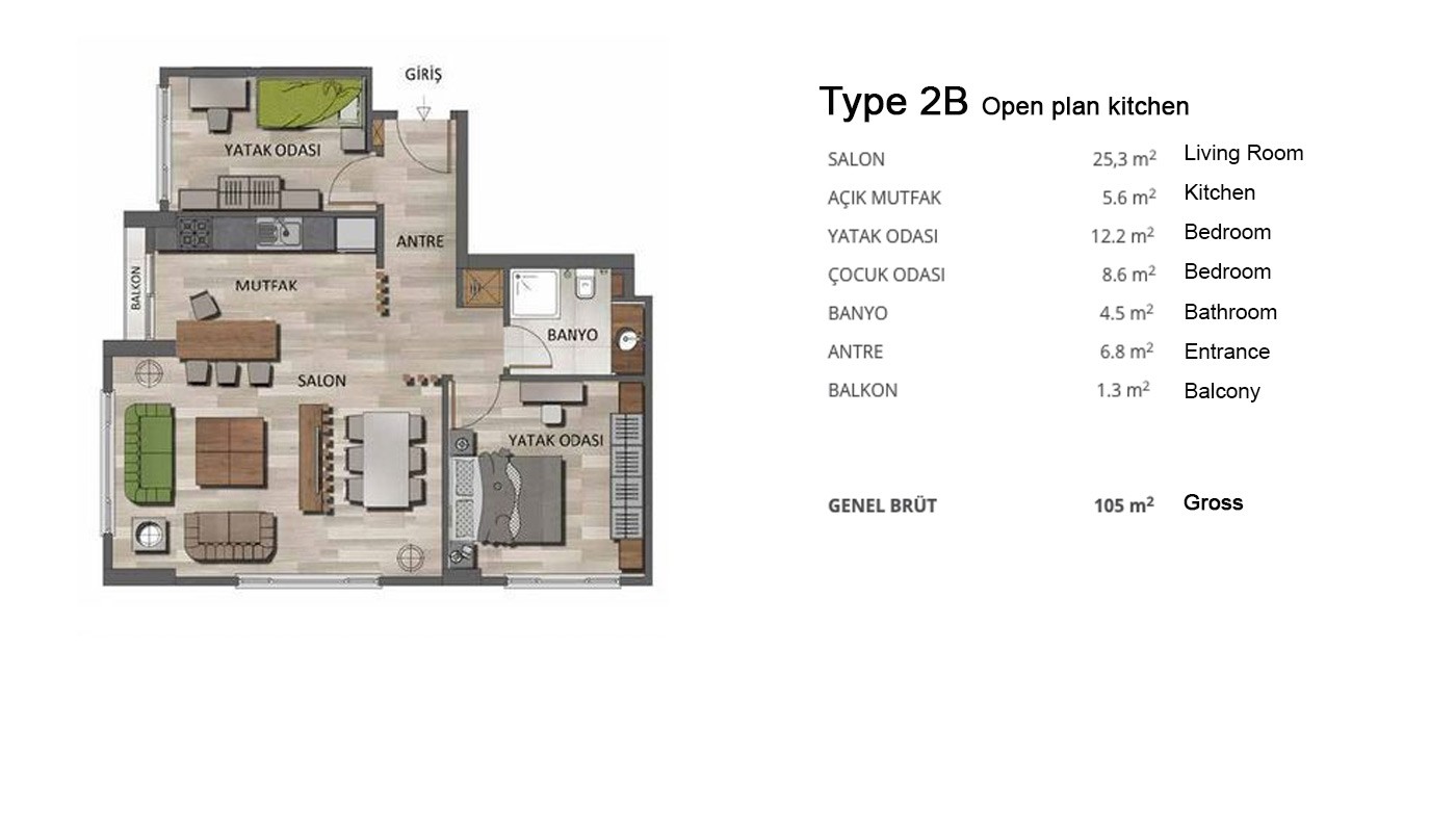Investment Apartments in Istanbul Türkei - 18366