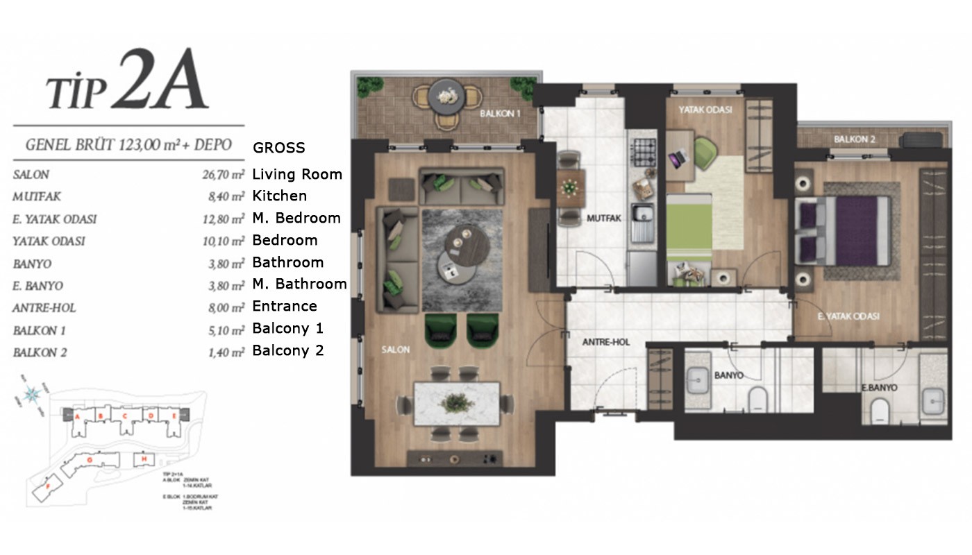 Brand New Luxury Apartments in Istanbul Bahçeşehir - 18381