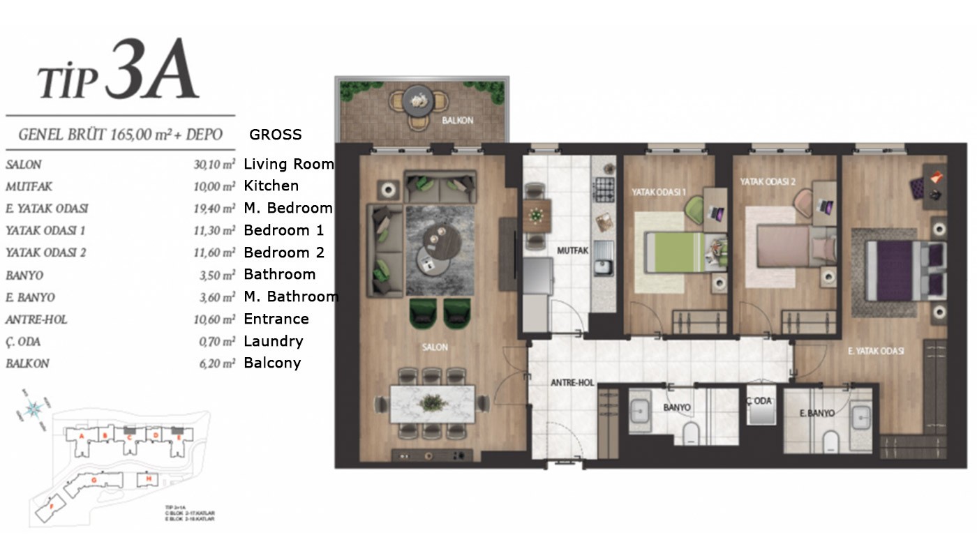 Brand New Luxury Apartments in Istanbul Bahçeşehir - 18382