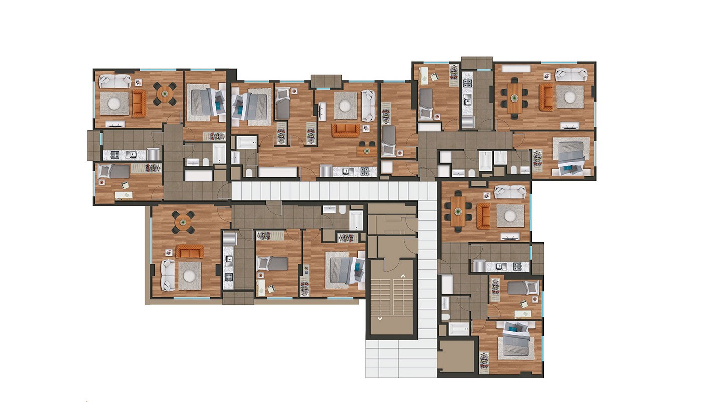 Modern Istanbul Apartments 300 mt to the TEM Highway - 18427