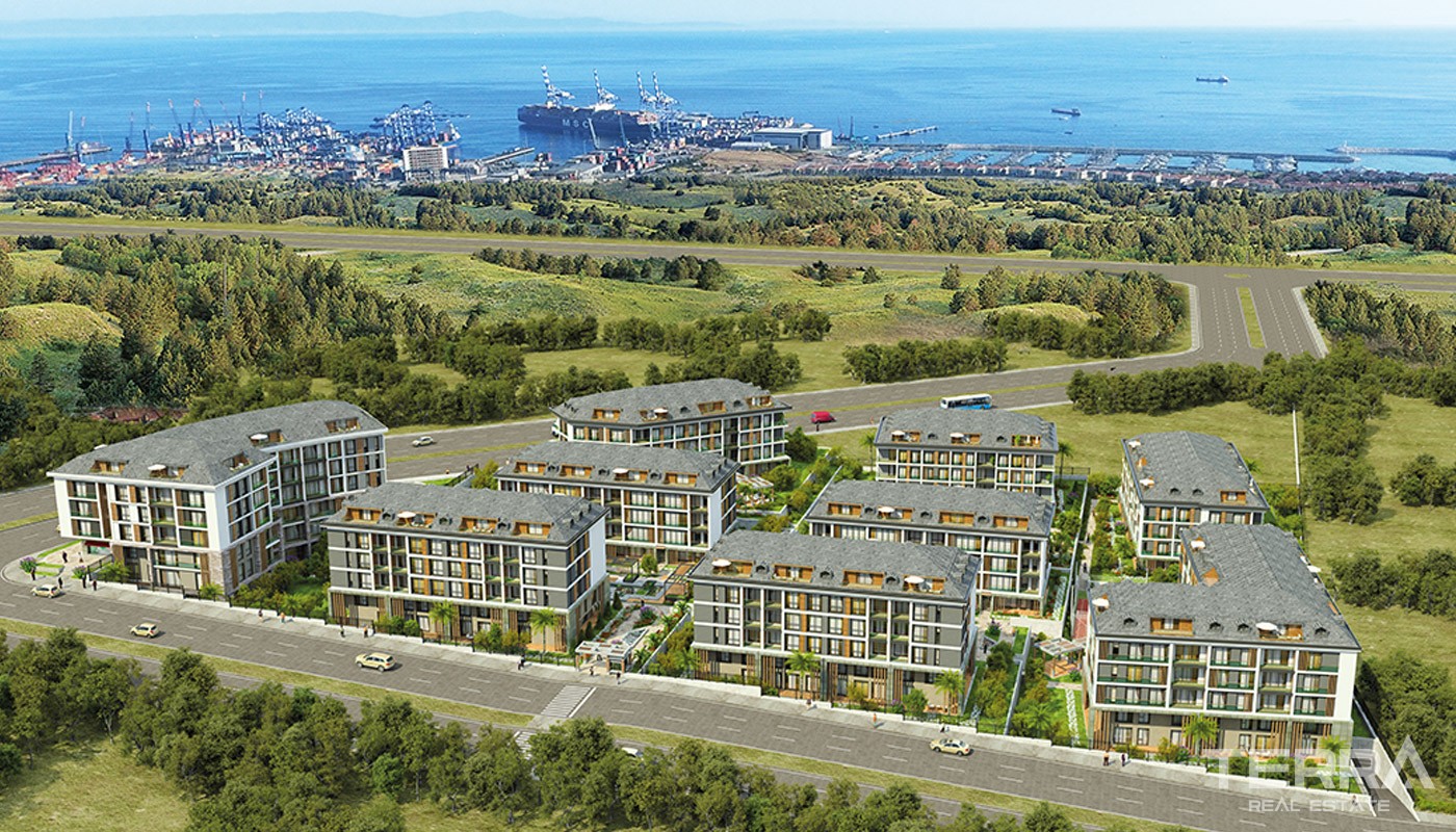 Sea view Apartments with Beautiful Garden in Istanbul Beylikdüzü - 18518