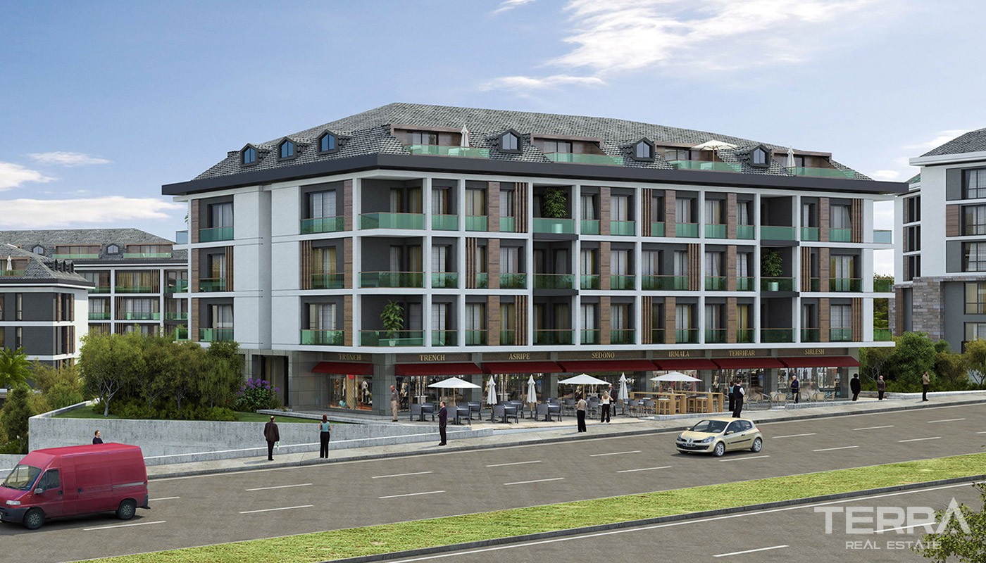 Sea view Apartments with Beautiful Garden in Istanbul Beylikdüzü - 18523
